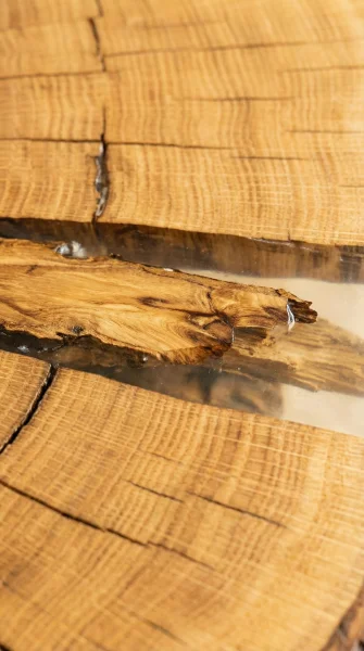 Журнальный стол «Дубовое сердце»