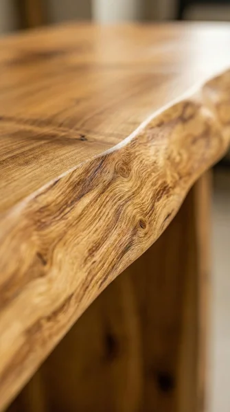 Изголовье из слэба карагача с мягкой LED-подсветкой — Карагач — фото 2