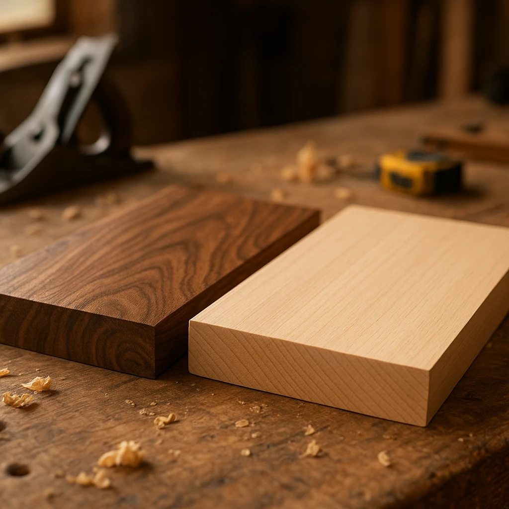 Столешница из массива: сравнение Карагача и Бука. Что лучше выбрать?